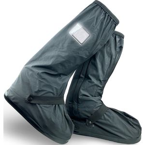 VividGoods Overschoenen Waterdicht - Regenschoenen overtrek - Regen overschoen- Regen laarzen - Met Reflectie Strip - Met antislip zool - Maat 43-45