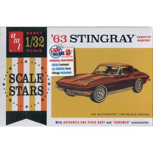 AMT 1963 Stingray Corvette Hardtop (modelbouw 1/32)