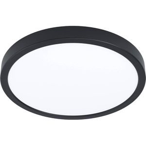 EGLO Fueva 5 Opbouwlamp - LED - Ø 28,5 cm - Zwart/Wit - Bewegingssensor