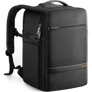 20L handbagage 40 x 20 x 25 reisrugzak vliegtuig laptop rugzak compatibel met spatwaterdicht, dames heren met trolleyband en 2 handgrepen