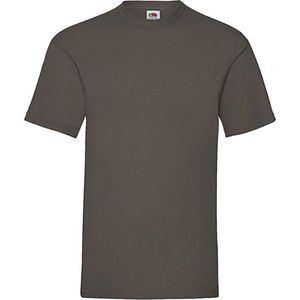 Fruit of the Loom - 5 stuks Valueweight T-shirts Ronde Hals - Chocolate - L