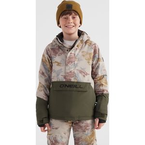 O'Neill - Hooded pullover ski-jack voor kinderen - Anorak - Licht camo - maat 176cm