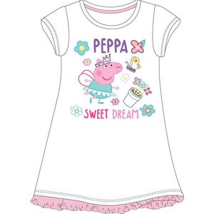 Peppa Pig meisjes nachthemd, wit, maat 92