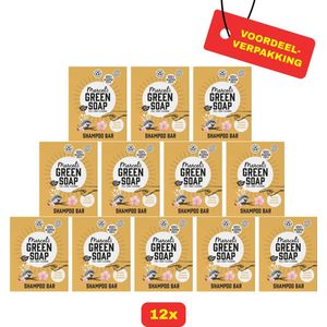 12x- Marcel's Green Soap Shampoobar Vanilla & Cherry Blossom 12x 90 gr - Voordeelverpakking!