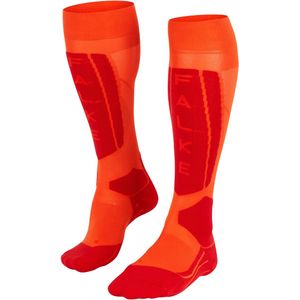 FALKE SK5 warm dun wol functioneel materiaal skisokken dames oranje - maat 35-36