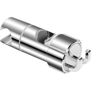 Verstelbare douchehouder 16-27 mm diameter 360° draaibaar - Verchroomd + ABS-kwaliteit kunststof voor glijbaan