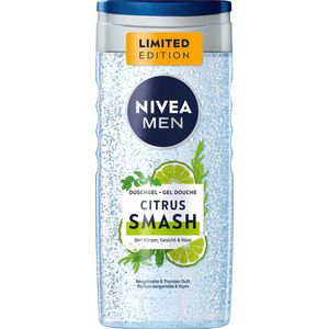 NIVEA MEN Douchegel Citrus Smash 3in1 met Bergamot & Tijm geur, 250 ml