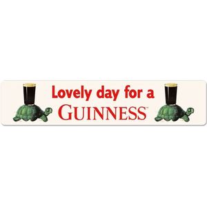 Guinness Lovely Day Turtle Magneet 16 x 3,5 cm