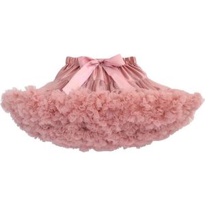 Pretty Pink  Petticoat | Tutu rok Oud roze maat 74|80 – XS
