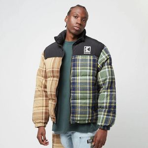 Karl Kani KK Og Flannel Block Puffer Jacket multicolor - Maat XL