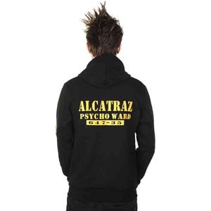 Banned - ALCATRAZ Vest met capuchon - 2XL - Zwart