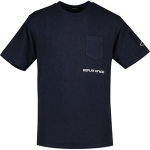 Replay M6815 .000.22662g T-shirt Met Korte Mouwen Blauw XL Man