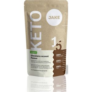 Jake Keto Shake Chocolade Kokosnoot - 40 Maaltijden - Vegan Maaltijdvervanger - Maaltijdshake - Plantaardig, Rijk aan voedingsstoffen, Hoogwaardige MCT Vetten