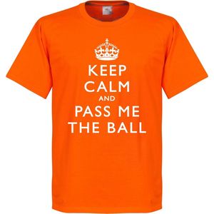 Keep Calm And Pass The Ball T-Shirt - XS