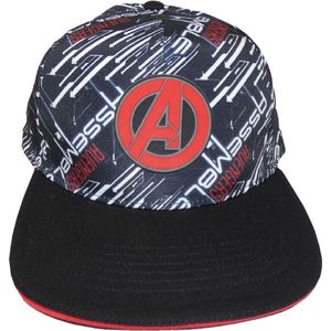 Marvel The Avengers - Logo Snapback Cap - Zwart