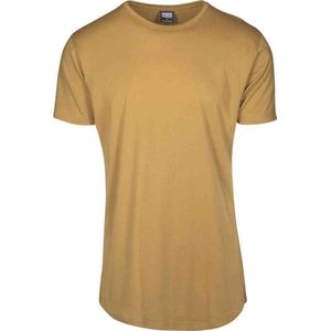 Urban Classics - Shaped Long Heren T-shirt - 5XL - Bruin
