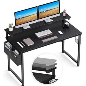 Computerbureau met verstelbare monitorplanken