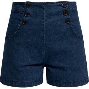 Queen Kerosin Damen 50´S Marlyn Short QKU43010 Dark Blue-28