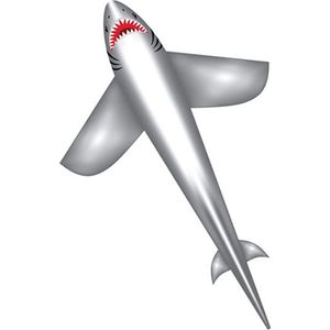 Vlieger Shark 150 cm | wit