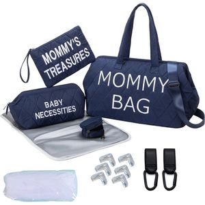 5 Stuks/set Baby Luiertassen Mama Tas Met Draagbare Aankleedkussen Rugzak Voor Moeders Zwangerschapstas Voor Baby Mummie Tas