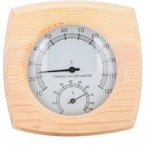 Digitale Sauna Thermometer en Hygrometer voor Binnenshuis – Nauwkeurige Vochtigheidsmeter voor Badkamer en Saunaruimte