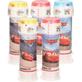 24x Cars bellenblaas flesjes met spelletje 60 ml voor kinderen - Uitdeelspeelgoed - Grabbelton speelgoed