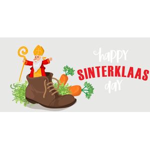 Happy Sinterklaas Day Banner 60x120cm