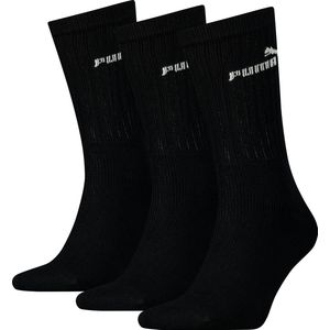 Puma sportsokken, tennissokken, crew tennissokken, unisex voor heren en dames, 3 paar