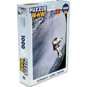 Puzzel Astronaut - Aarde - Zweven - Legpuzzel - Puzzel 1000 stukjes volwassenen