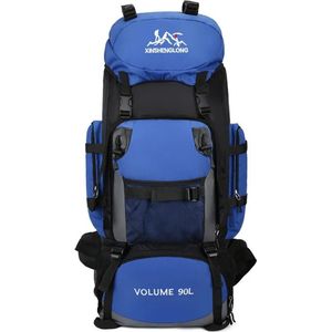 Backpack - Backpacks - Backpack Dames - Backpack Heren - 90L - Blauw