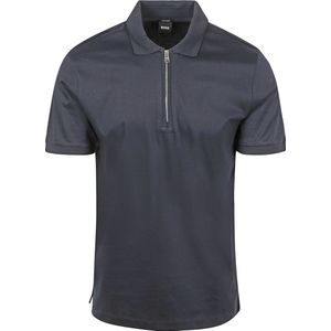 BOSS - Polston Polo Navy - Slim-fit - Heren Poloshirt Maat XXL