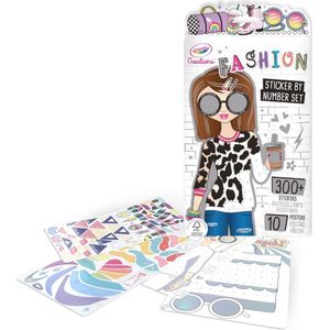 Crayola - Crayola Creations - Kleurboek - Fashion Sticker Op Nummer