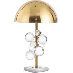 Design Tafellamp lamp luxe marmer goud acryl bollen