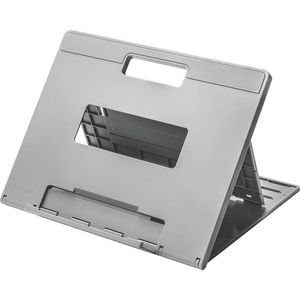 SmartFit Easy Riser Go Grote Laptopstandaard Voor Thuiskantoor - Verstelbare Laptopstandaard, Draagbare Laptophouder (K50420EU), Grijs'