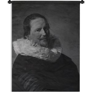 Wandkleed Frans Hals - Portret van een man in de dertig - Frans Hals Wandkleed katoen 120x160 cm - Wandtapijt met foto XXL / Groot formaat!