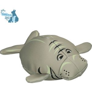 CoolPets Sunny the Sea Lion – 22 cm - Verkoelend hondenspeeltje – Hondenspeelgoed met pieper – Drijft op water – Geschikt voor elke hond