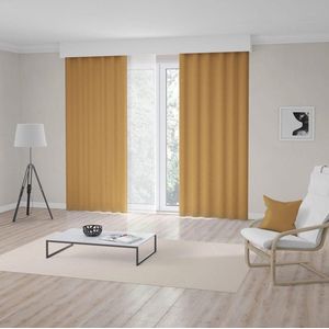 Light Guard - gordijn - Kant en klaar - verduisterend - Isolerend - Geluiddempend - 140x280cm - honey gold