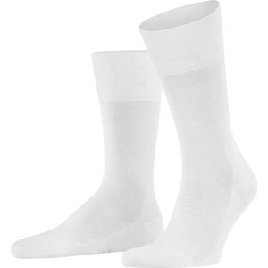 FALKE Tiago business & casual organisch katoen sokken heren wit - Maat 39-40