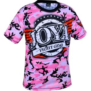 Joya Camouflage - T-shirt - Katoen - Roze - 164