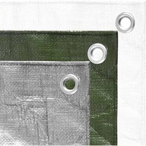 vidaXL Dekzeil - Dekzeilen - Tarp - Grondzeil - Dekzeil 180 g/m² 8x12 m HDPE groen