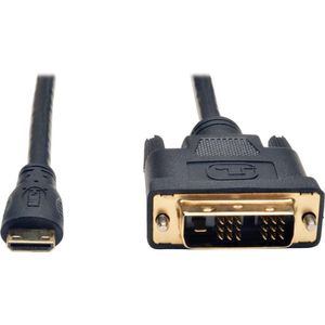 Tripp Lite P566-006-MINI video kabel adapter 1,83 m DVI-D Mini-HDMI Zwart