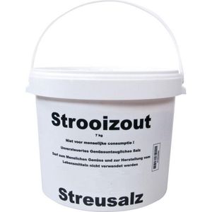 Strooizout emmer 7 kg - snelle levering of ophalen