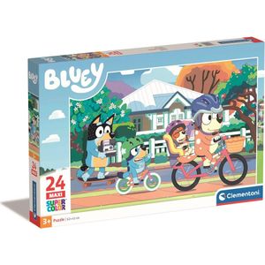 Puzzel Bluey Clementoni SuperColor Maxi 24 Onderdelen (Kinderen, 24 stukjes)