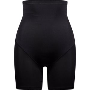 RJ Bodywear Pure Color Shape dames shape long slip (1-pack) - zwart - Maat: M