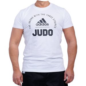 Adidas Community 21 T-shirt Judo | Wit met Zwarte opdruk (Maat: S)