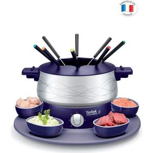 Tefal Color Simply Invents EF351412 - Fondueset - 8 fonduevorkjes - RVS