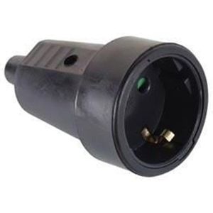 Contra-Stekker 230 volt met randaarde (Neopreen)