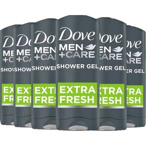 Dove Douchegel Men Care Extra Fresh - Voordeelverpakking 6 x 400 ml
