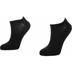 Marcmarcs 2 paar korte sneaker sokken - Katoen - 42 - Zwart.