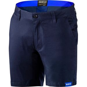 Sparco CORPORATE Bermuda Broek - Katoenen Twill - Regular Fit - L - Blauw